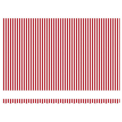 Markies Rood En Wit 500 X 300 X 165 Cm Polyester En Metaal Rood En Wit