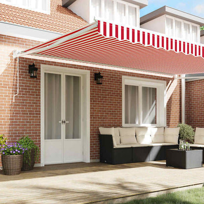 Markies Rood En Wit 500 X 300 X 165 Cm Polyester En Metaal Rood En Wit
