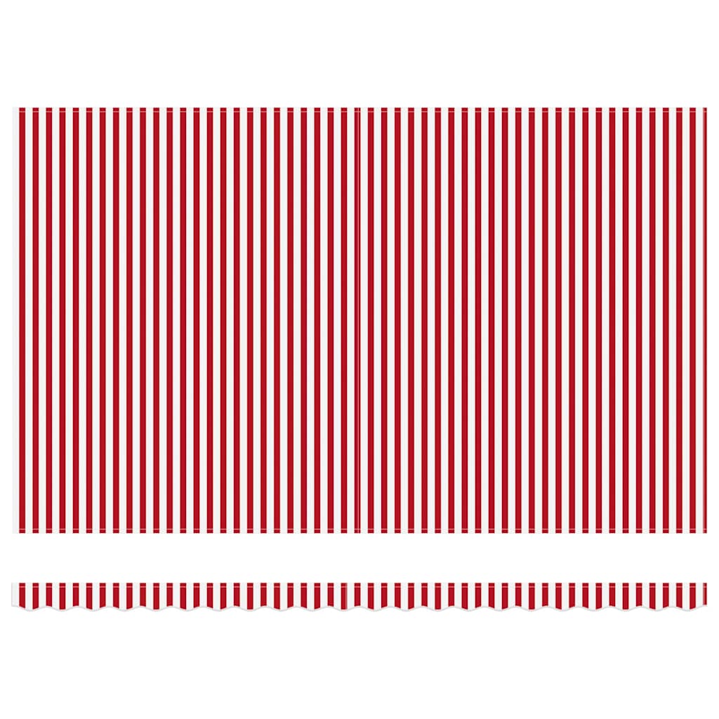Markies Rood En Wit 500 X 300 X 165 Cm Polyester En Metaal Rood En Wit