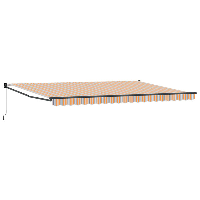 Markies Multikleur 500 × 300 Cm Polyester En Metaal Geel En Oranje (Anthraciet Frame)