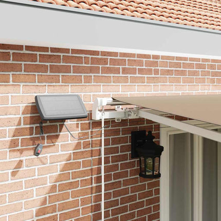 Uitschuifbare Luifel Stof En Aluminium Beige