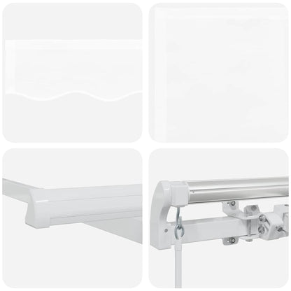 Markies Wit 500 X 300 X 165 Cm Polyester En Metaal Beige (Anthraciet Frame)