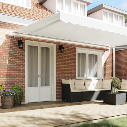 Markies Wit 500 X 300 X 165 Cm Polyester En Metaal Beige (Anthraciet Frame)