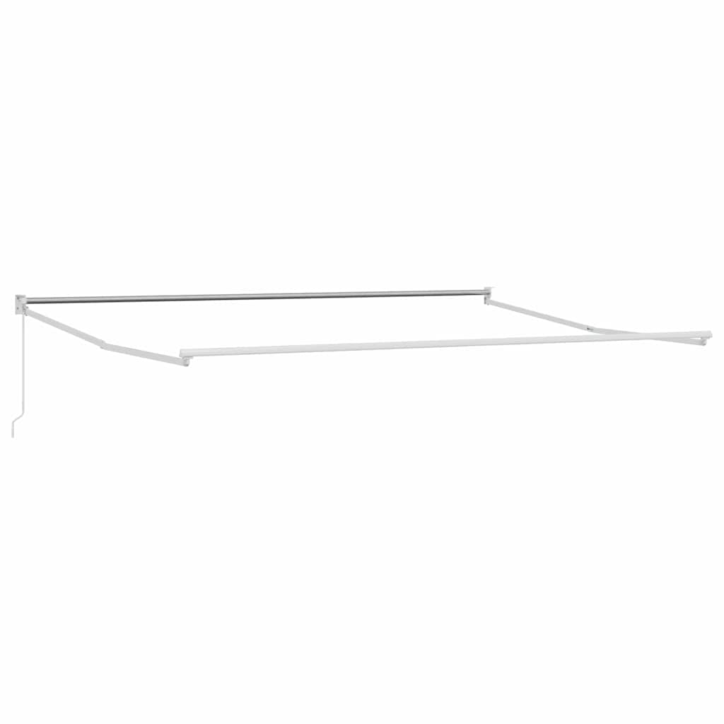 Markies Wit 500 × 300 Cm Polyester En Metaal Wit