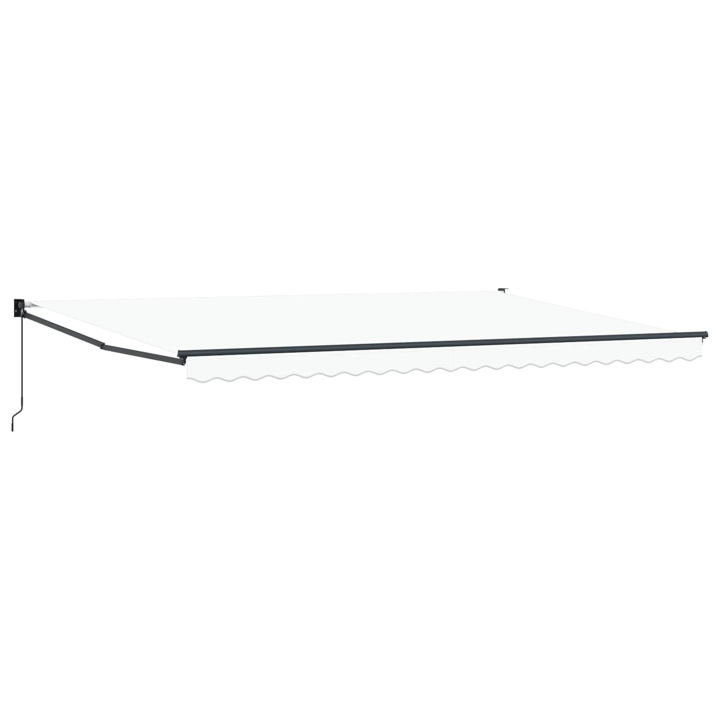 Markies Wit 500 × 300 Cm Polyester En Metaal Wit