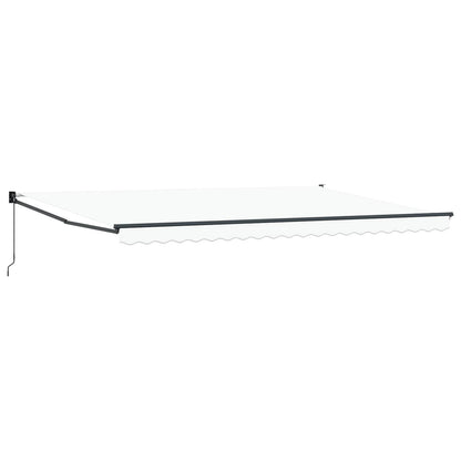 Markies Wit 500 × 300 Cm Polyester En Metaal Wit