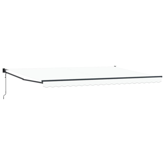 Markies Wit 500 × 300 Cm Polyester En Metaal Wit