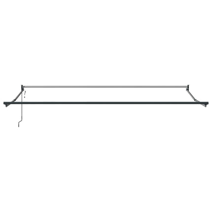 Uitschuifbare Luifel Lichtgrijs 500 X 300 X 165 Cm Lichtgrijs (Anthraciet Frame)