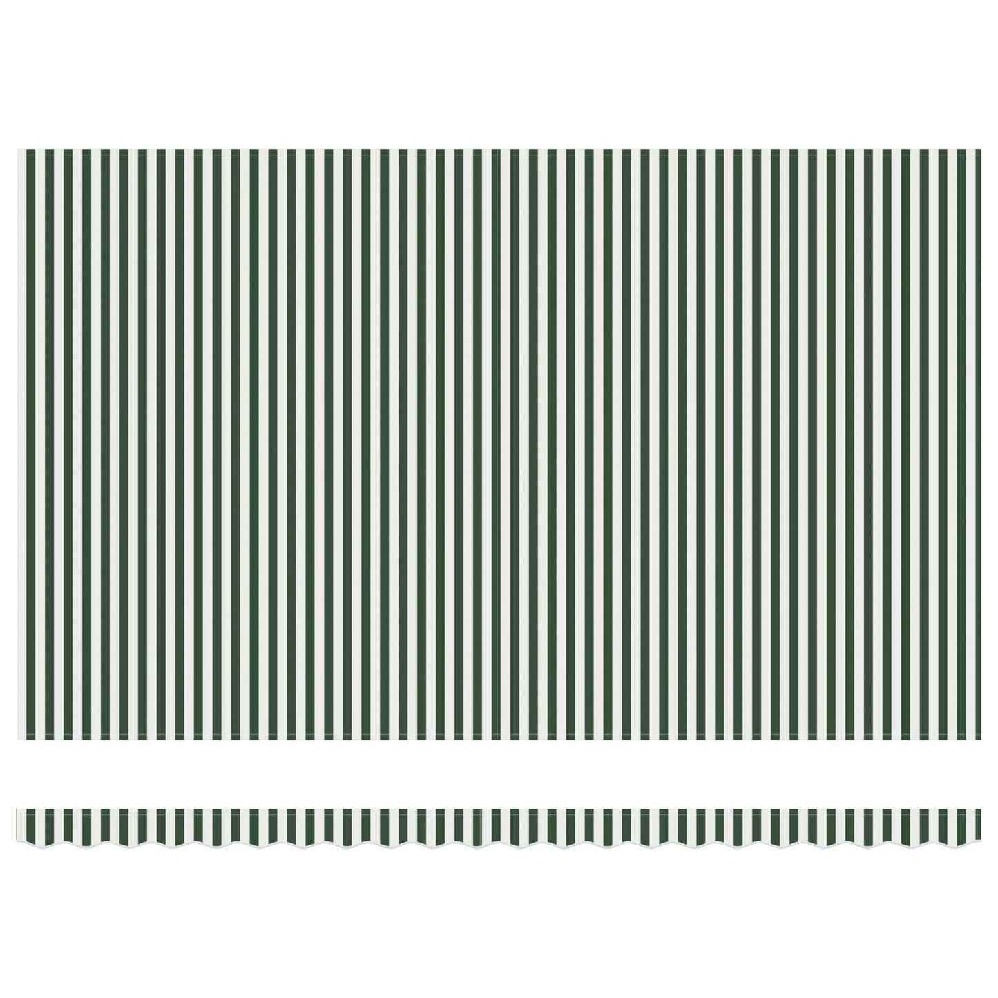 Inklapbaar Zonnescherm Groen En Wit 500 × 300 Cm