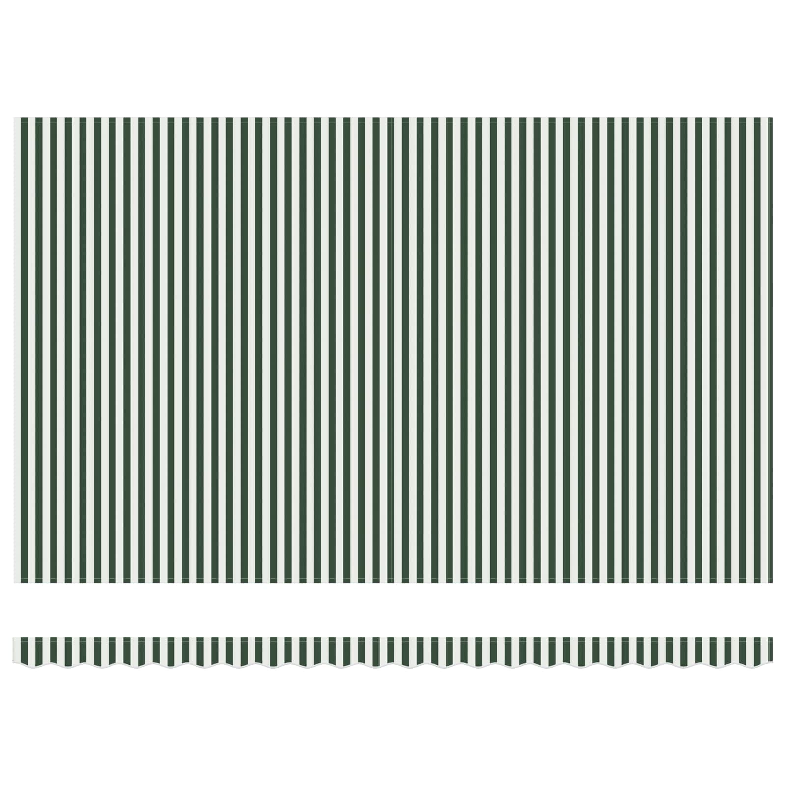 Inklapbaar Zonnescherm Groen En Wit 500 × 300 Cm