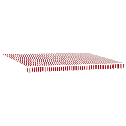 Uitschuifbare Luifel Polyester Rood En Wit