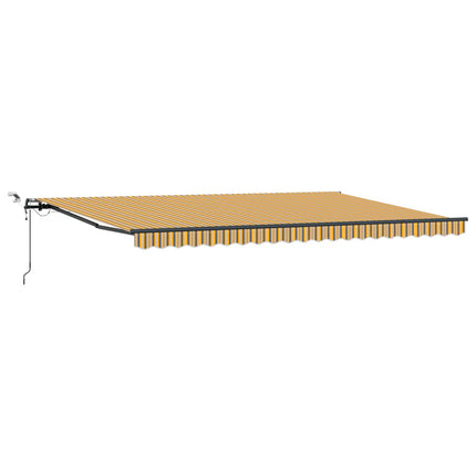Luifeldoek Meerkleurig Polyester Geel/Grijs/Wit