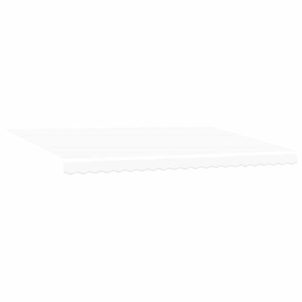 Uitschuifbare Luifel Stof En Aluminium Wit