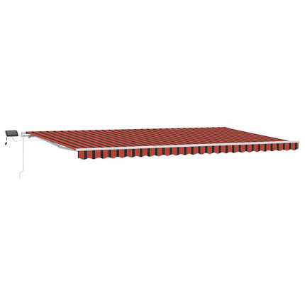 Uitschuifbare Luifel Oranje En Bruin Oranje/Zwart/Geel