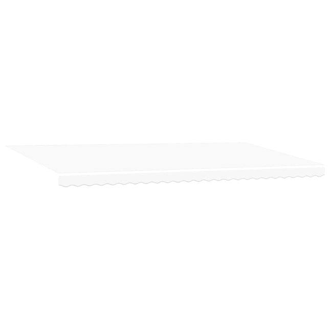 Uitschuifbare Luifel Polyester En Aluminium Wit