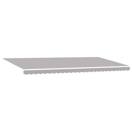 Uitschuifbare Luifel Stof En Aluminium Lichtgrijs