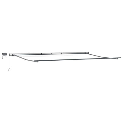 Inklapbaar Zonnescherm Wit 600 ×350 Cm Stof