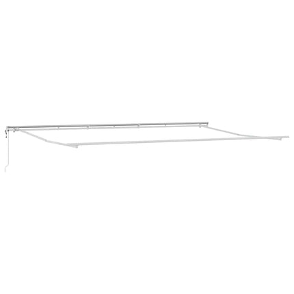 Uitschuifbare Luifel 600 × 350 Cm Stof En Aluminium Lichtgrijs