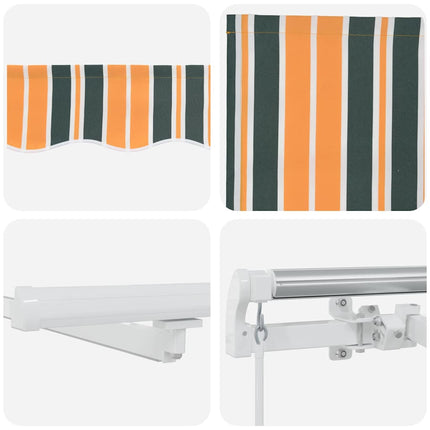 Uitschuifbare Luifel Groen En Geel