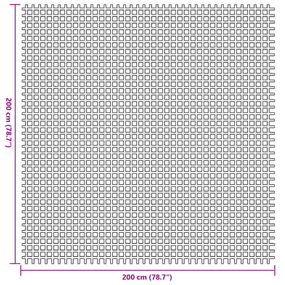 Tenttapijt Groen 200 x 200 cm Polyester