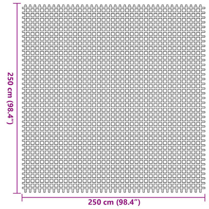 Tenttapijt Groen 250 x 250 cm Polyester