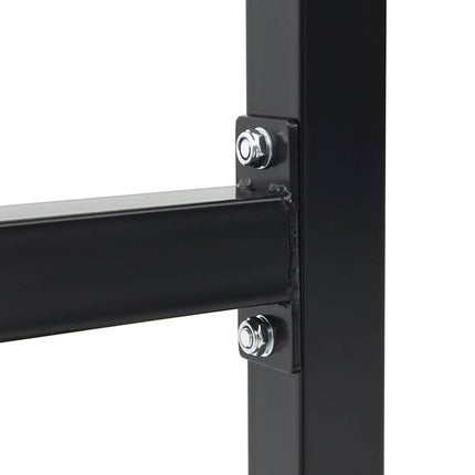 Dip Station Zwart 103,5 X 66,5 X 121,5 Cm Gepoedercoat Staal