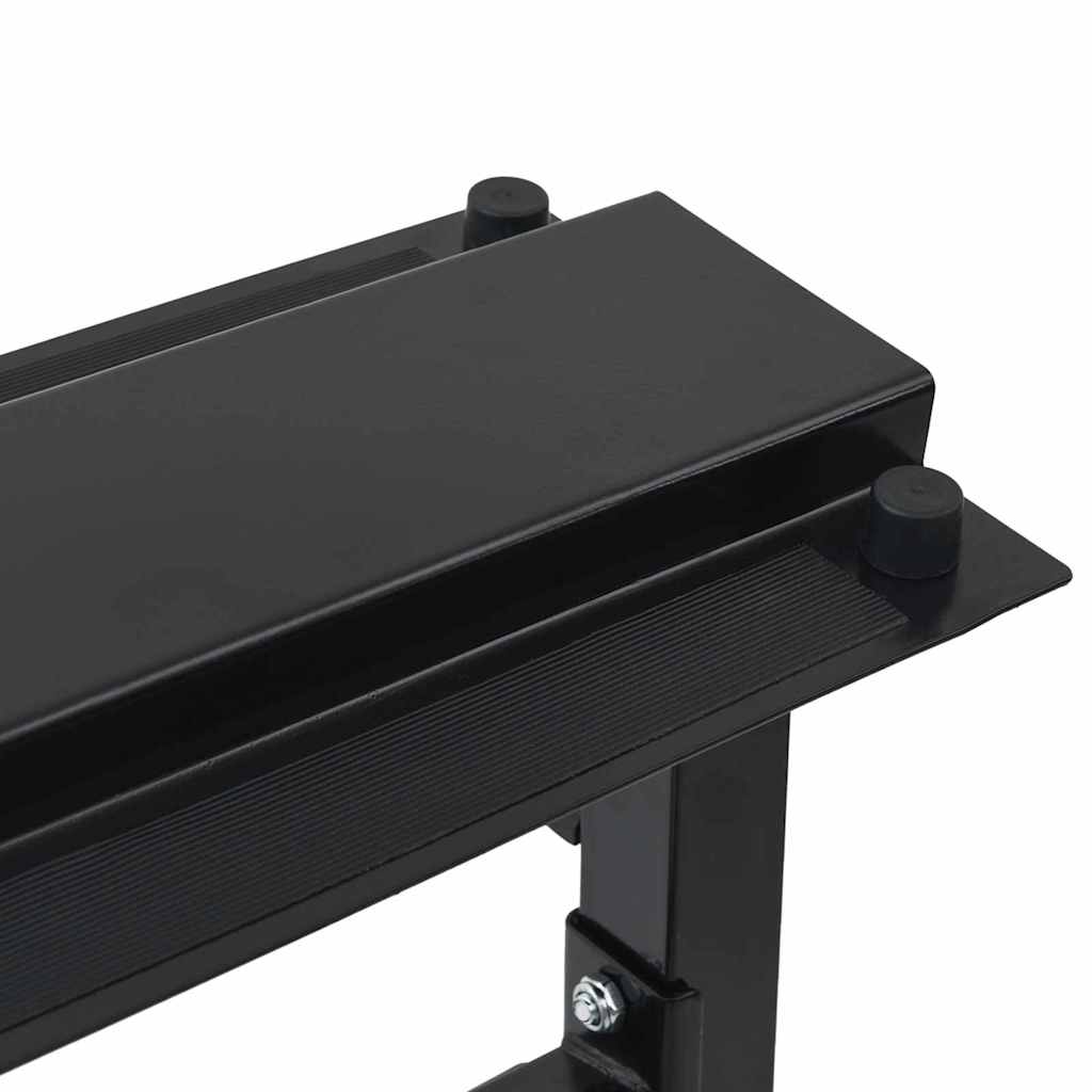 Halterrek Zwart 99 X 45 X 95,5 Cm Gepoedercoat Staal