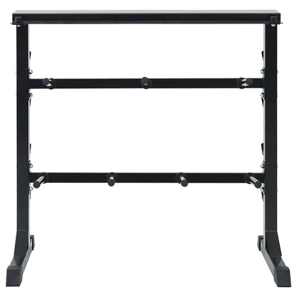 Halterrek Zwart 99 X 45 X 95,5 Cm Gepoedercoat Staal