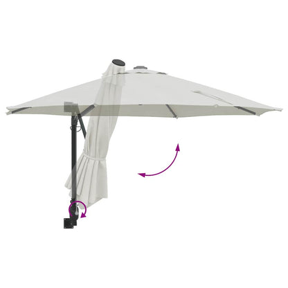 Tuinparasol 248 X 248 X 148 Cm Polyester En Staal