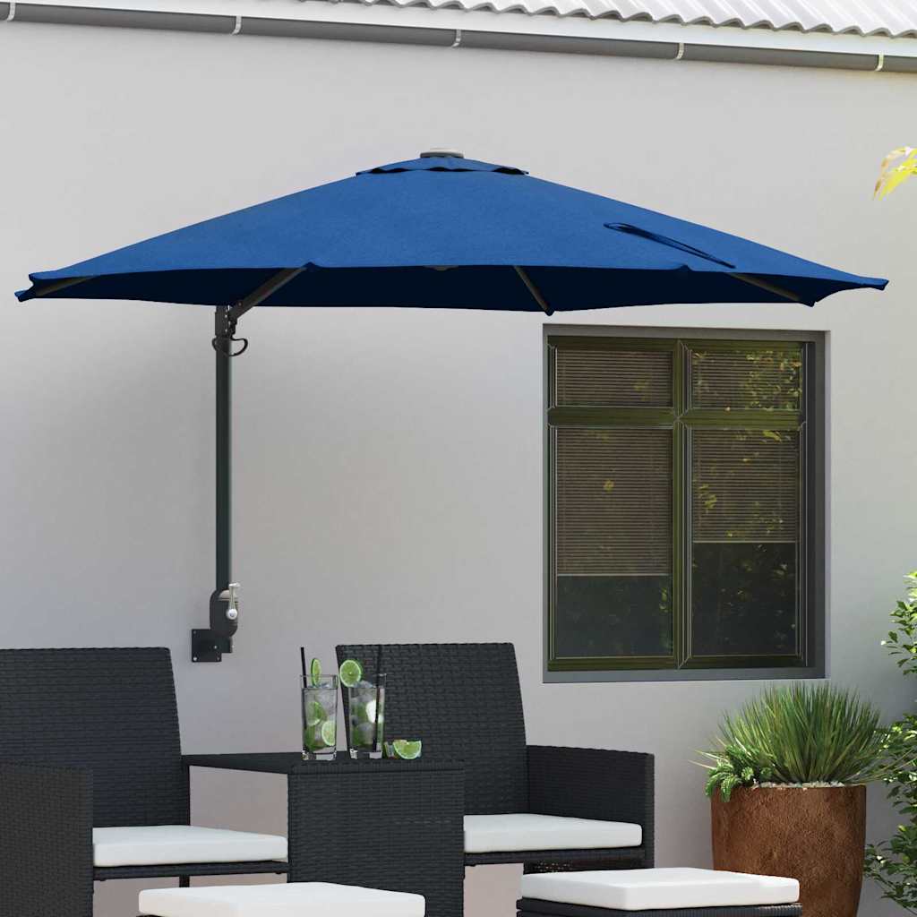 Tuinparasol 248 X 248 X 148 Cm Polyester En Staal