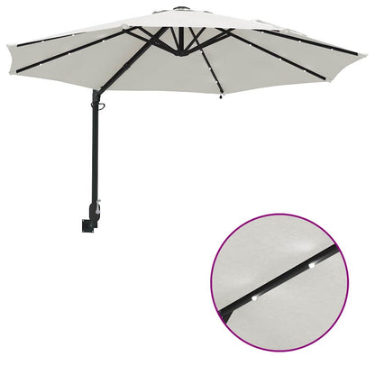 Tuinparasol 248 X 248 X 148 Cm Polyester En Staal