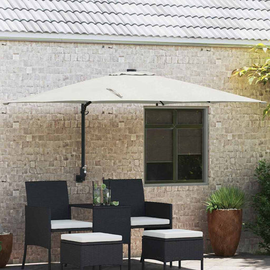 Tuinparasol 248,5 X 247,5 X 160 Cm Polyester En Staal