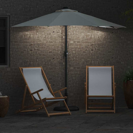 Tuinparasol 294 X 150 X 223 Cm Polyester En Staal
