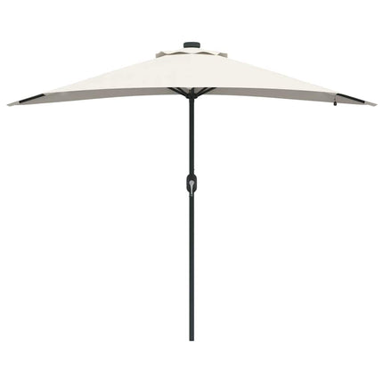 Tuinparasol 294 X 150 X 223 Cm Polyester En Staal