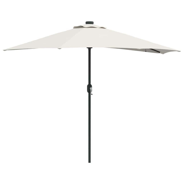Tuinparasol 294 X 150 X 224 Cm Polyester En Staal