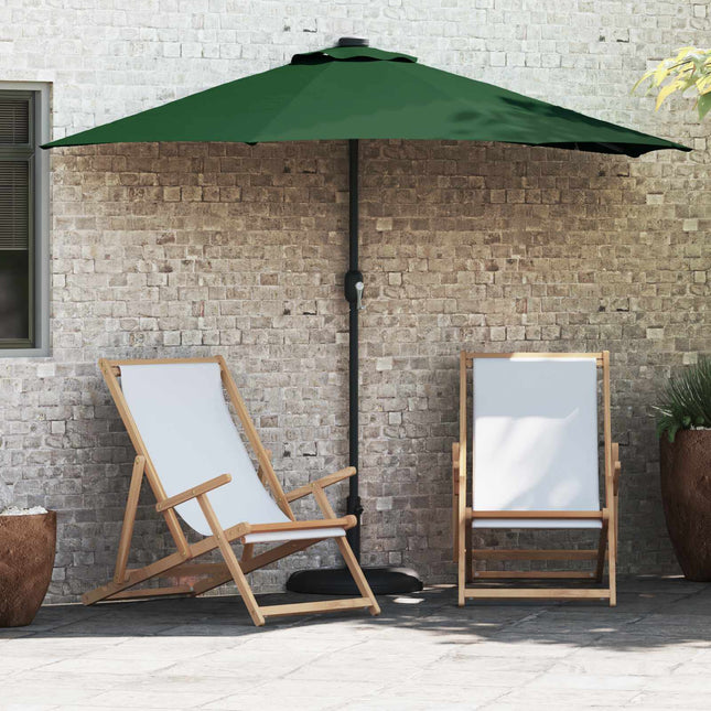 Tuinparasol 294 X 150 X 224 Cm Polyester En Staal