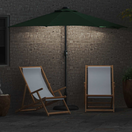 Tuinparasol 294 X 150 X 224 Cm Polyester En Staal