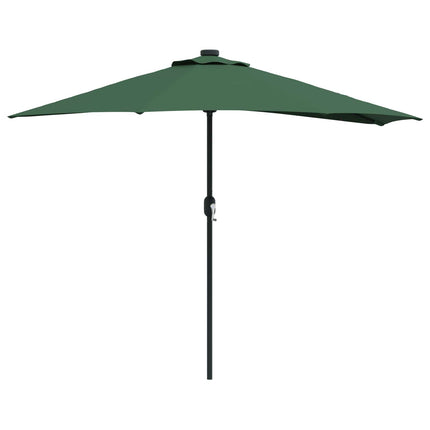 Tuinparasol 294 X 150 X 224 Cm Polyester En Staal