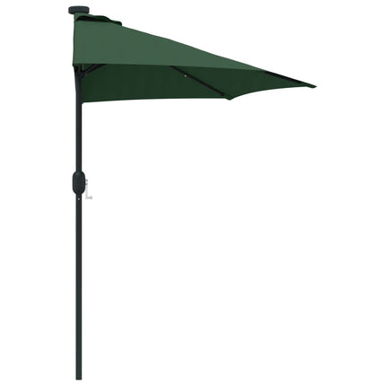 Tuinparasol 294 X 150 X 224 Cm Polyester En Staal