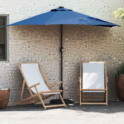 Tuinparasol 294 X 150 X 224 Cm Polyester En Staal