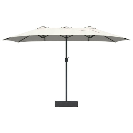 Tuinparasol 385 X 209 X 244 Cm Polyester En Staal