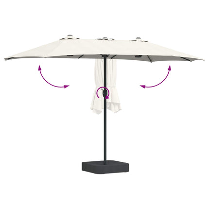 Tuinparasol En Antraciet 385 X 209 X 244 Cm Polyester