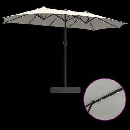 Tuinparasol En Antraciet 385 X 209 X 244 Cm Polyester