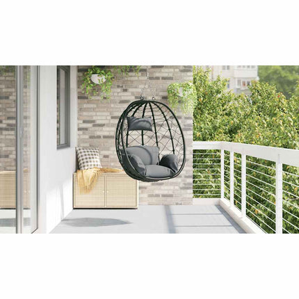 Hangende Ei-Stoel 91,5 X 54,5 X 107 Cm Poly Rattan