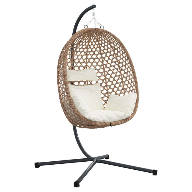 Hangende Ei-Stoel 104 X 100 X 191 Cm Poly Rattan