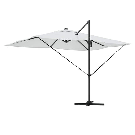 Parasol Met Slot 352 X 251 X 265 Cm Polyester En Aluminium