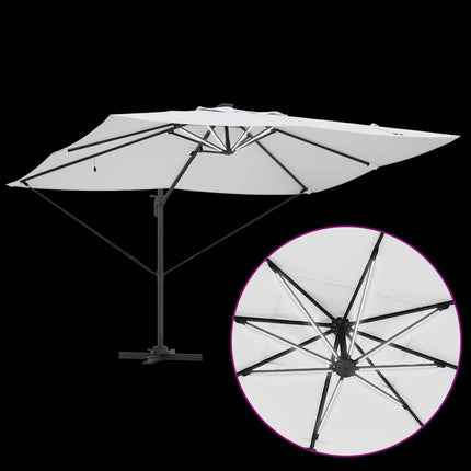 Parasol Met Slot 352 X 251 X 265 Cm Polyester En Aluminium