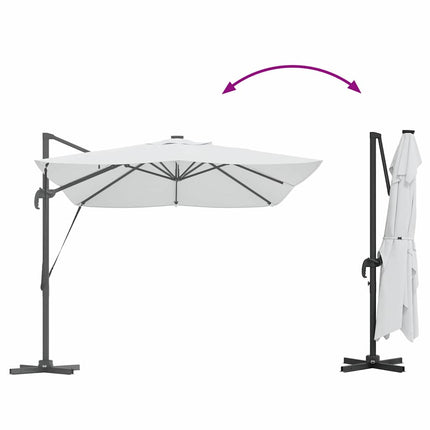 Parasol Met Slot 352 X 251 X 265 Cm Polyester En Aluminium