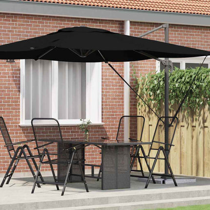 Roma Parasol Beige 286 X 284 X 265 Cm Aluminium En Polyester