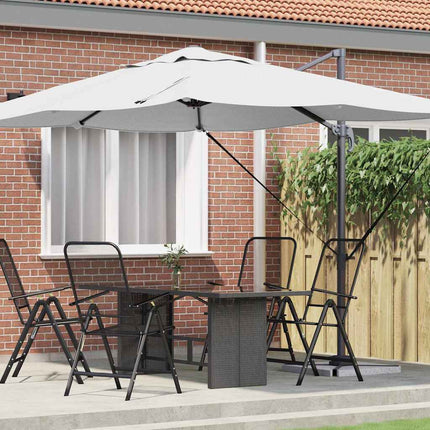 Parasol 351 X 250 X 260 Cm Polyester En Aluminium